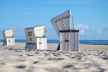 Strandkörbe an der Ostsee