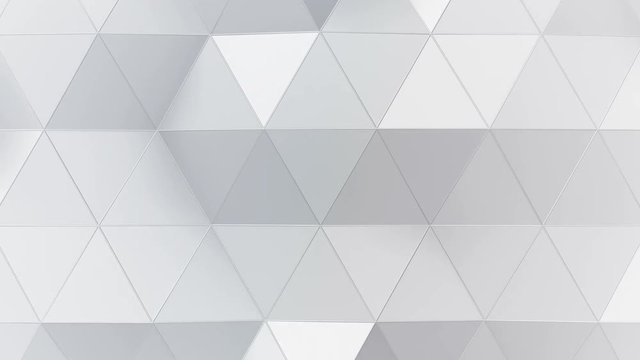 Geometric Triangle Wall waving background.
