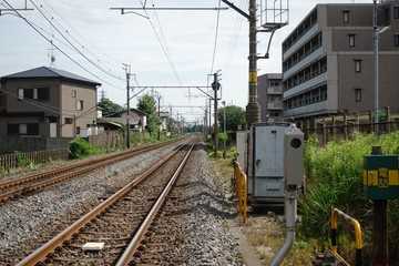 線路　田舎