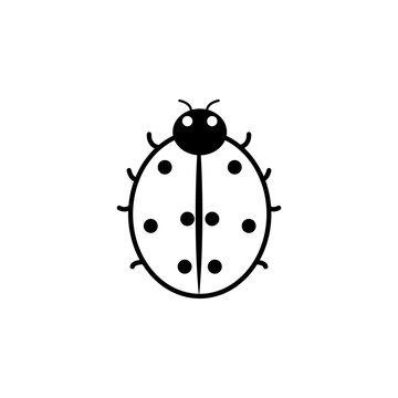 ladybird icon vector illustration.