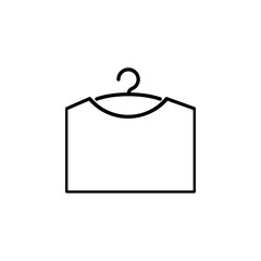 Hanger icon isolated on white background
