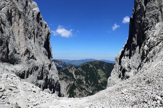 Unterwegs im Kaisergebirge (Wilder Kaiser), Tirol