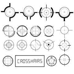 Naklejka premium crosshairs