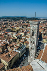 Obraz premium Giotto's Campanile view from the top