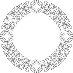 Celtic pattern. Element of Scandinavian or Celtic ornament