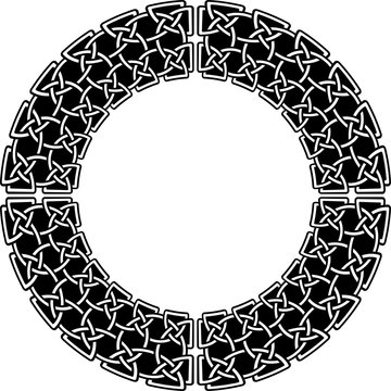 Celtic pattern. Element of Scandinavian or Celtic ornament