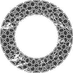 Celtic pattern. Element of Scandinavian or Celtic ornament