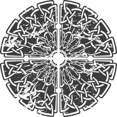 Celtic pattern. Element of Scandinavian or Celtic ornament