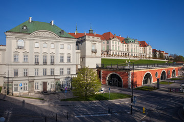 Copper-Roof Palace and Royal Castle in Warsaw, Poland