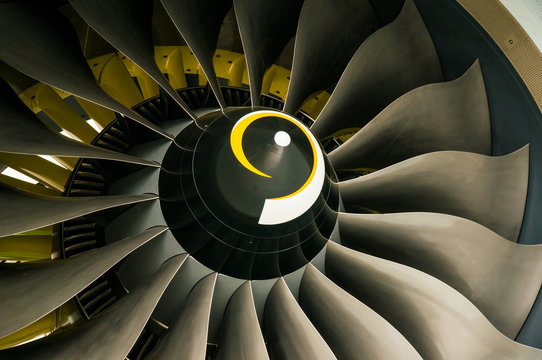 Turbine of jet engine.