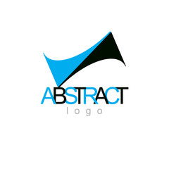 Vector conceptual geometric form can be used as business innovation logo.