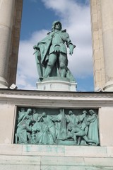 Obraz premium Heroes Square in Budapest