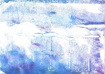 Azureish white abstract watercolor background