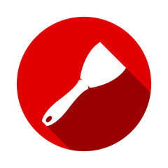 Putty Knife Vector Icon.