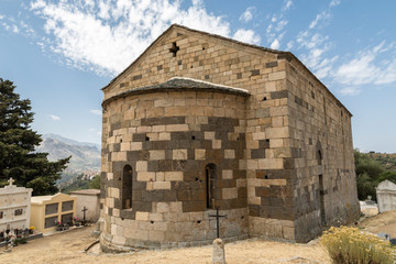 Eglise San Raineru near Lunghignano in Balagne region of Corsica