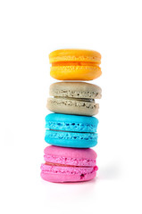 Colorful macaroon dessert