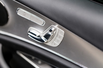 Car interior details of car luxury.