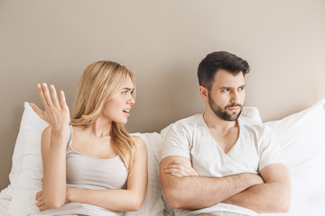 Young couple travel together hotel room leisure