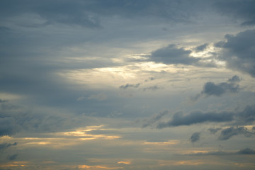 cloud before rainy storm