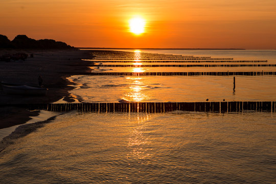Sonnenuntergang Koserow 1