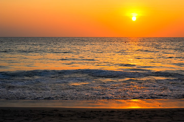 Beautiful Sunset at andaman sea