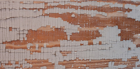 Chipped paint