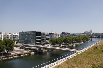 Fototapeta na wymiar La Seine à Boulogne