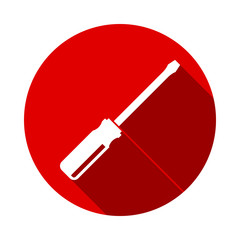 Screwdriver icon vector