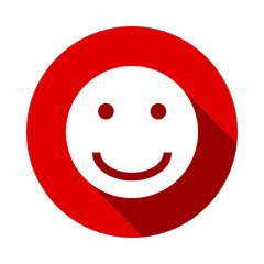 Smile Icon in trendy flat style isolated on grey background. Happy face symbol for your web site design, logo, app, UI. Vector illustration, EPS10.