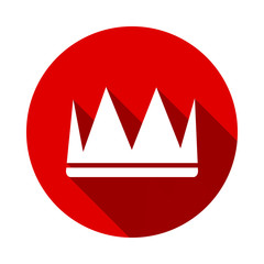 Crown Icon in trendy flat style isolated on grey background. Crown symbol for your web site design, logo, app, UI. Vector illustration, EPS10.