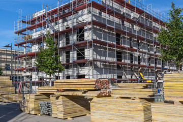 Bau Baustelle bauen Gebäude 