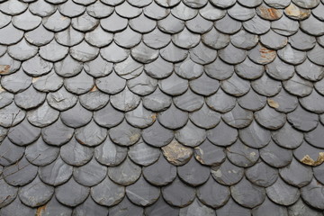 Slate roof background