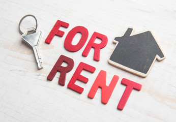 Symbol of the house with text 