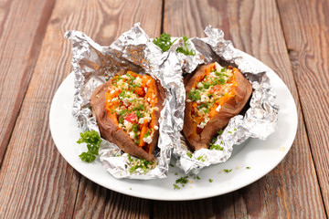 baked sweet potato