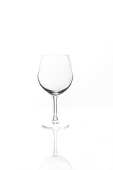 empty wine glass