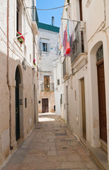 Fototapeta na wymiar Alleyway. Cisternino. Puglia. Italy. 