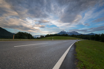 Naklejka premium Blick auf den Watzmann