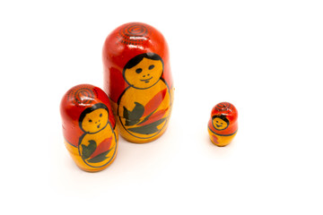 Matryoshka doll or Russian nesting doll family.