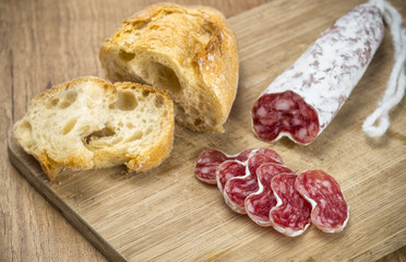 Fuet,bocadillo