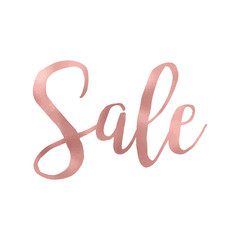 Fototapeta premium Shining rose gold foil sale