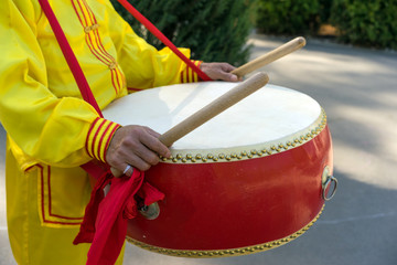 Chinese holiday, Chinese drums