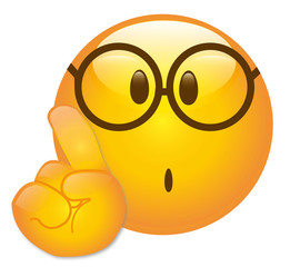 Schlaubi Smiley Schlau Besserwisser Vektor