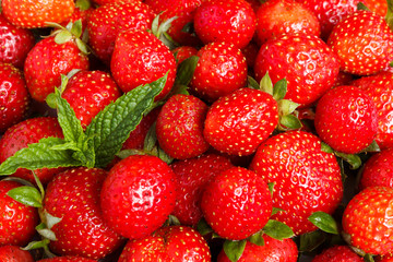Fresh Strawberry toned Background