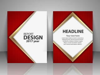 Brochure design template. Report, flyer, business layout, presentation template A4 size.
