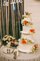 Beautiful wedding cake