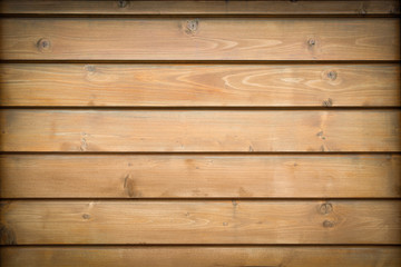 Fototapeta premium Brown, horizontal planks. Texture of wood.