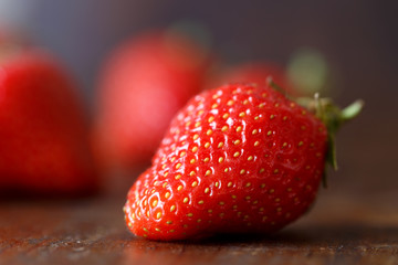 Beautiful ripe strawberry