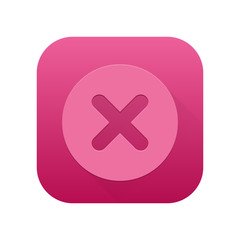 Obraz premium Matte Long Shadow App-Icon