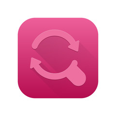 Matte Long Shadow App-Icon