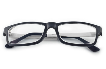 Eyeglasses on a white background
